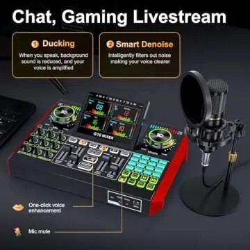 Neculogy G10 Podcast Bundle with Voice Changer for Creators