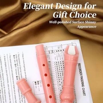 Soprano Recorder for Kids Beginners - Complete Set in Pink