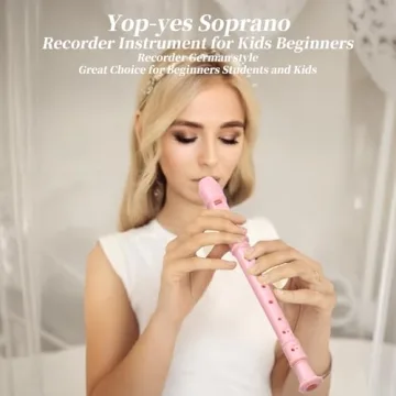 Soprano Recorder for Kids Beginners - Complete Set in Pink