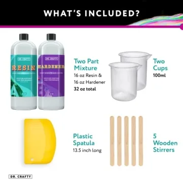 DR CRAFTY Epoxy Resin Kit for Art and DIY Projects