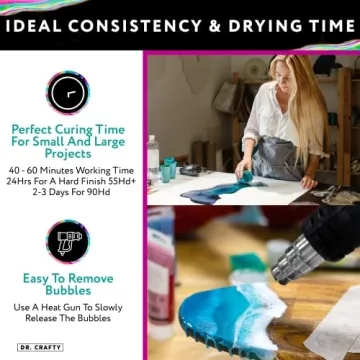 DR CRAFTY Epoxy Resin Kit for Art and DIY Projects
