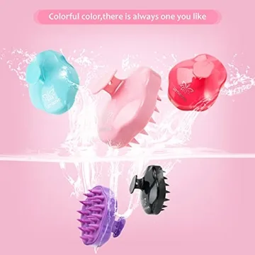 Silicone Hair Scalp Massager Brush for All Hair Types