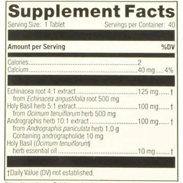 Mediherb Andrographis Complex 40 Tabs for Immune Health