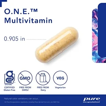 Pure Encapsulations O.N.E. Multivitamin 60 Capsules - All-in-One Nutrients