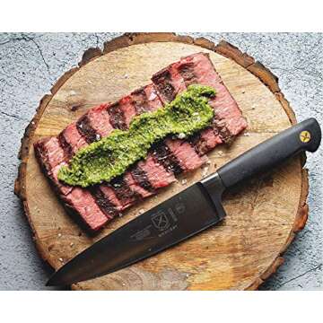 High-Performance Mercer Culinary Genesis 8-Inch Chef's Knife - Ergonomic, Durable, Perfect for Every...