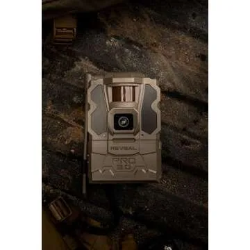 TACTACAM Reveal Pro 3.0 Cellular Trail Camera - Multi-Cellular Network, GPS, 2" LCD, No-Glow IR, Wi-Fi Enabled, HD Photos & 1080p Videos, Long Battery Life, Fast Trigger (2PK) + Two 32GB SD Cards