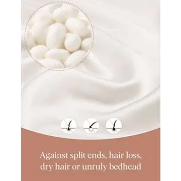 LILYSILK 100% Mulberry Silk Sleep Cap for Hair Care