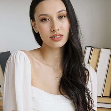 Honeycat Tiny Crescent Horn Necklace in Rhodium Plate | Minimalist, Delicate Jewelry (Silver)