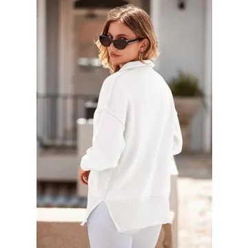 PRETTYGARDEN Women's Stylish Oversized Fall Sweatshirt