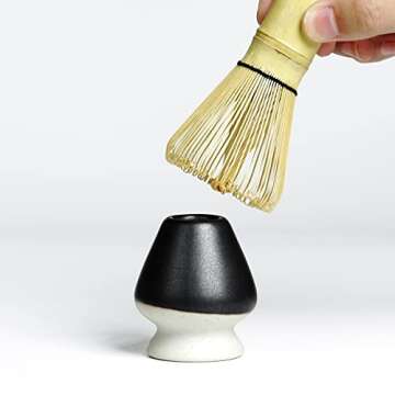 Authentic Japanese Matcha Bowl & Whisk Holder Set 18oz