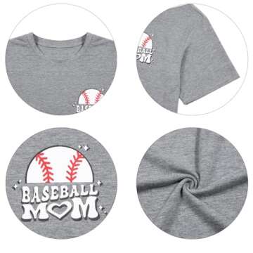 FASHGL Women Oversized Baseball Shirt - Soft and Stylish Tee
