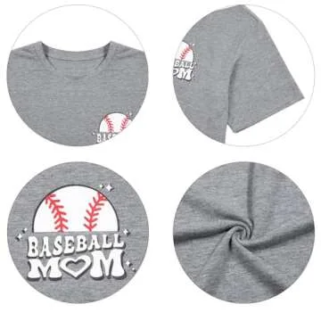 FASHGL Women Oversized Baseball Shirt - Soft and Stylish Tee