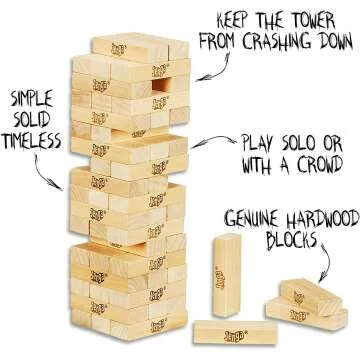 Jenga Classic Game by Hasbro - Fun & Strategy for All
