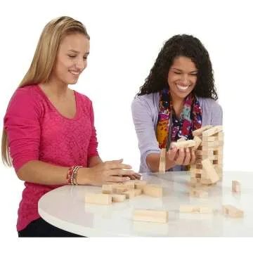 Jenga Classic Game by Hasbro - Fun & Strategy for All