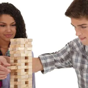 Jenga Classic Game by Hasbro - Fun & Strategy for All