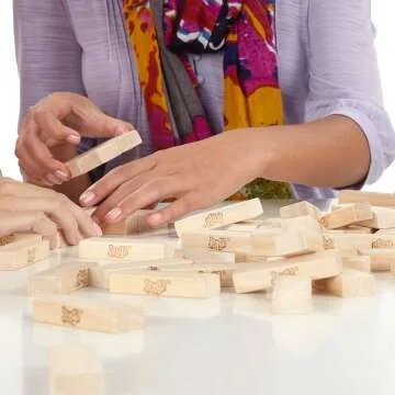 Jenga Classic Game by Hasbro - Fun & Strategy for All