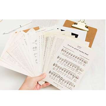 114 Pcs Junk Journal Pages Vintage Ephemera Pack Kraft Paper, Junk Journal Vintage Paper for Scrapbooking and Decoupage