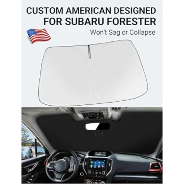 Proadsy Windshield Sun Shade for Subaru Forester 2019-2024 2025 4-Layer Front SUV, Crossover, Base, ...