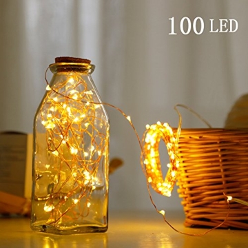 Twinkle Star 100LED Fairy Lights USB Remote 8 Modes