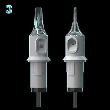 HAWINK SMP Tattoo Cartridge Needles Standard 3 Round Liner 0.25MM 50PCS for Permanent Makeup Hair Scalp EN05S-50-0803RL