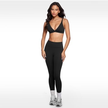 INGIA Deep V-Neck Sports Bra for Yoga & Daily Use