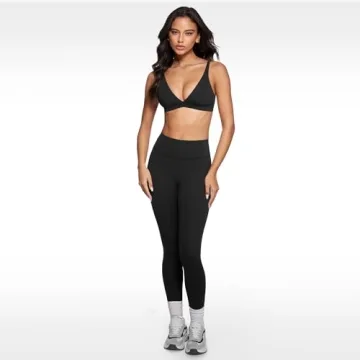 INGIA Deep V-Neck Sports Bra for Yoga & Daily Use