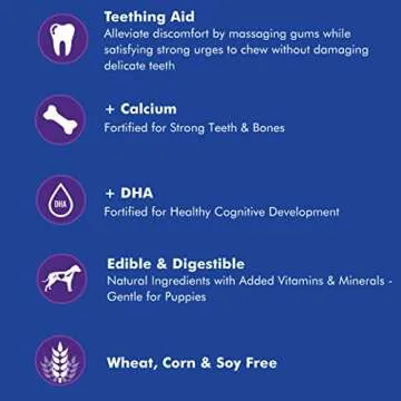 N-Bone Puppy Teething Ring Pumpkin Flavor 7.2 Oz/(6 Count)