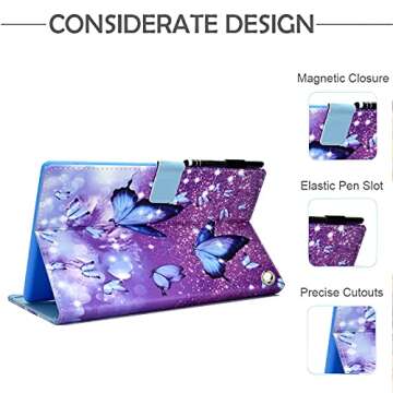 Stylish Funut Folio Case for Fire HD 8 Tablet