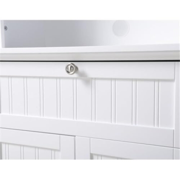 American Furniture Classics 25504 White Hutch Cabinet