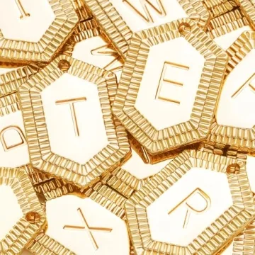 Personalized MEVECCO Dainty Gold Initial Necklace for Women