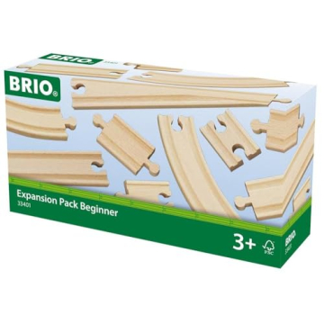 BRIO World 33401 Expansion Pack | Kids Wooden Train Tracks