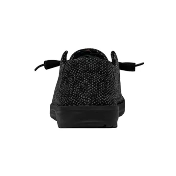 Hey Dude Wendy Sox Micro Total Black Stylish Comfort