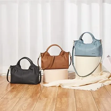 BOSTANTEN Genuine Leather Handbags for Women - Stylish Purse
