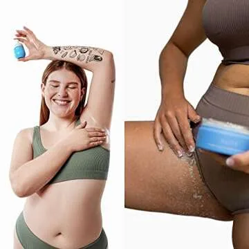 Bushbalm Ingrown Hair and Razor Bumps 2 Step Routine - Moisturize and Soothe - Nude Ingrown Hair Oil...