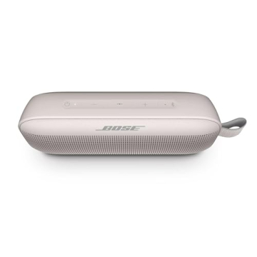 Bose SoundLink Flex Bluetooth Portable Speaker, Wireless Waterproof Speaker for Outdoor Travel - White