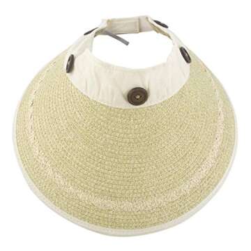 Stylish Women's Wide Brim Packable Sun Hat for Summer