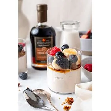 Crown Maple Amber Color Organic Maple Syrup 12.7 Fl OZ