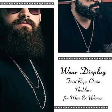 HolyFast Twist Chain Necklace - Stylish Stainless Steel Jewelry