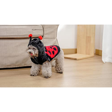 Mogoko Ladybug Dog Costume for Ultimate Festive Fun