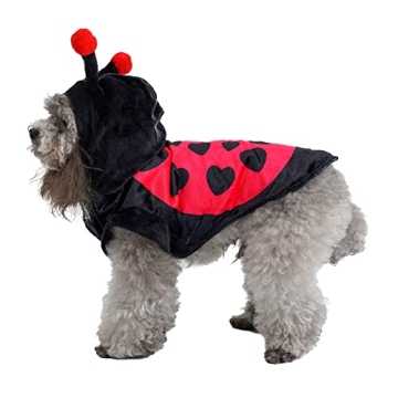 Mogoko Ladybug Dog Costume for Ultimate Festive Fun