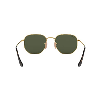 Ray-Ban RB3548N Hexagonal Sunglasses Gold G-15 Green 54mm