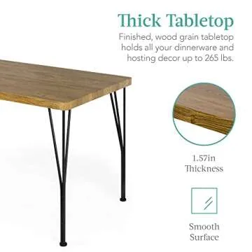 Modern 5-Piece Dining Table Set for Small Spaces