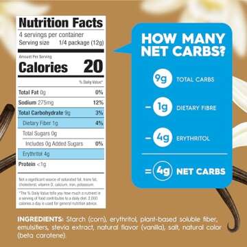 Simply Delish Instant Vanilla Keto Pudding - Sugar Free