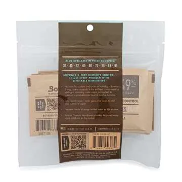 Boveda 49% RH Humidity Control Packs for Woodwind Instruments – Size 8 – 10 Pack – Essential f...