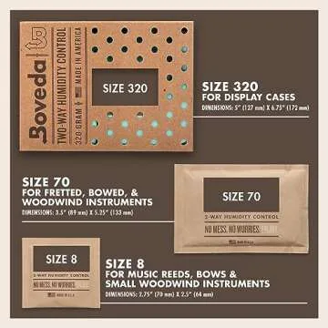Boveda 49% RH Humidity Control Packs for Woodwinds