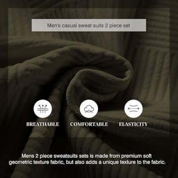 Dokotoo Men's Casual Tracksuit Set for All Occasions