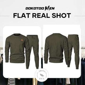 Dokotoo Men's Casual Tracksuit Set for All Occasions