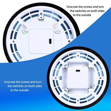 Hover Soccer Ball Toys for Boys, 2 LED Light Soccer Balls with Soft Foam Bumpers﻿, Indoor Outdoor Air Floating Hover Ball for Football Game, Kids Gifts for Age 3 4 5 6 7 8 9 10-15 Year Old Boys Girls