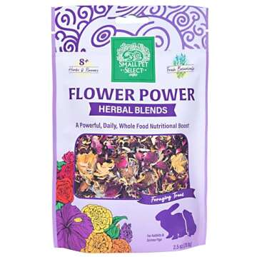 Flower Power Herbal Treat for Small Pets - 2.5oz
