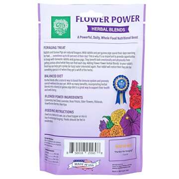 Flower Power Herbal Treat for Small Pets - 2.5oz